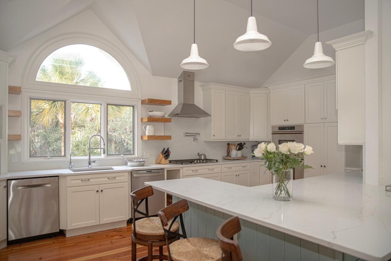 Chef's kitchen with professional-grade appliances