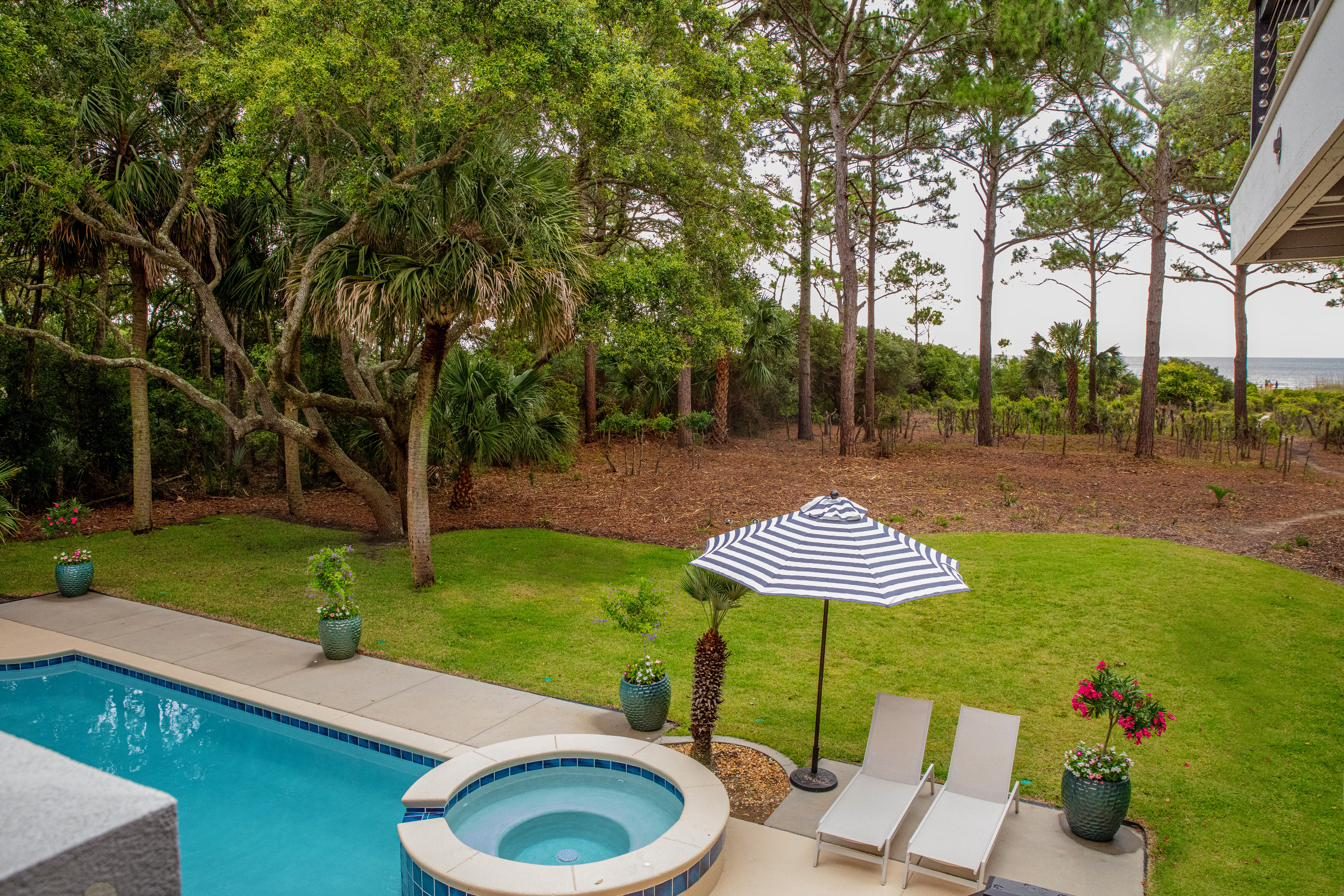Private heated pool at 9 Juniper