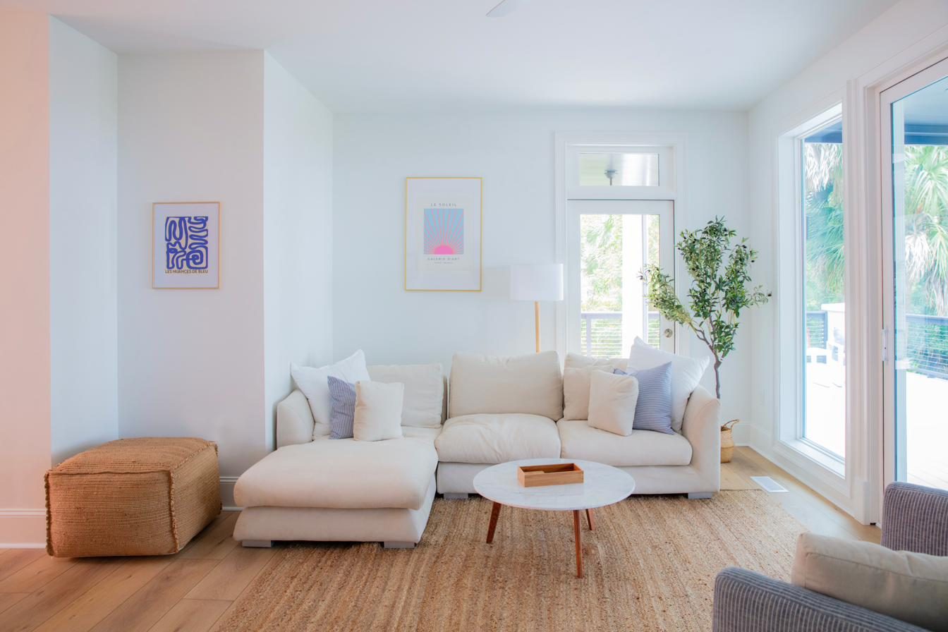 Downstairs sitting area