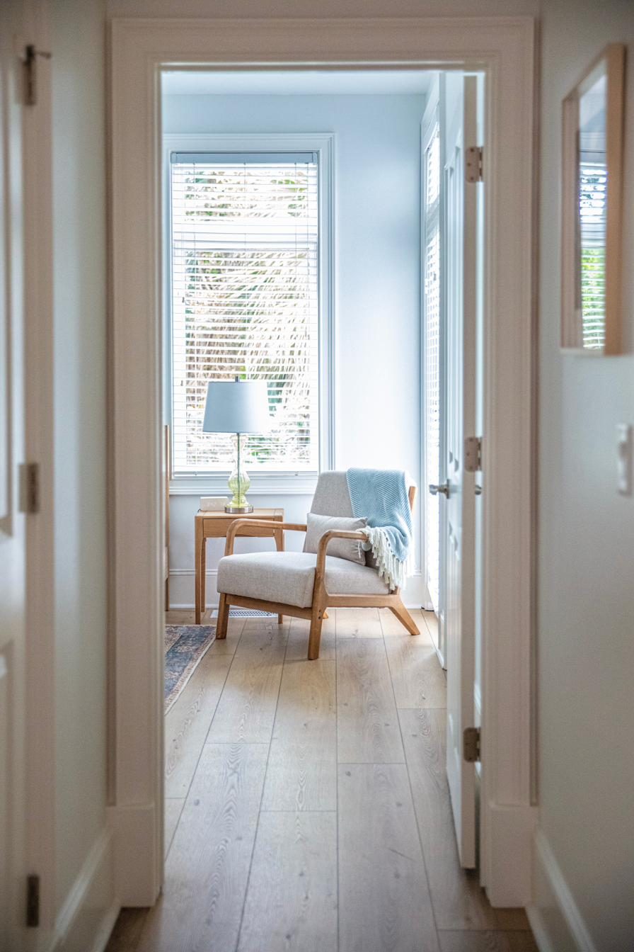 Living area in afternoon light